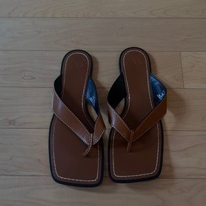 Zara flip flops